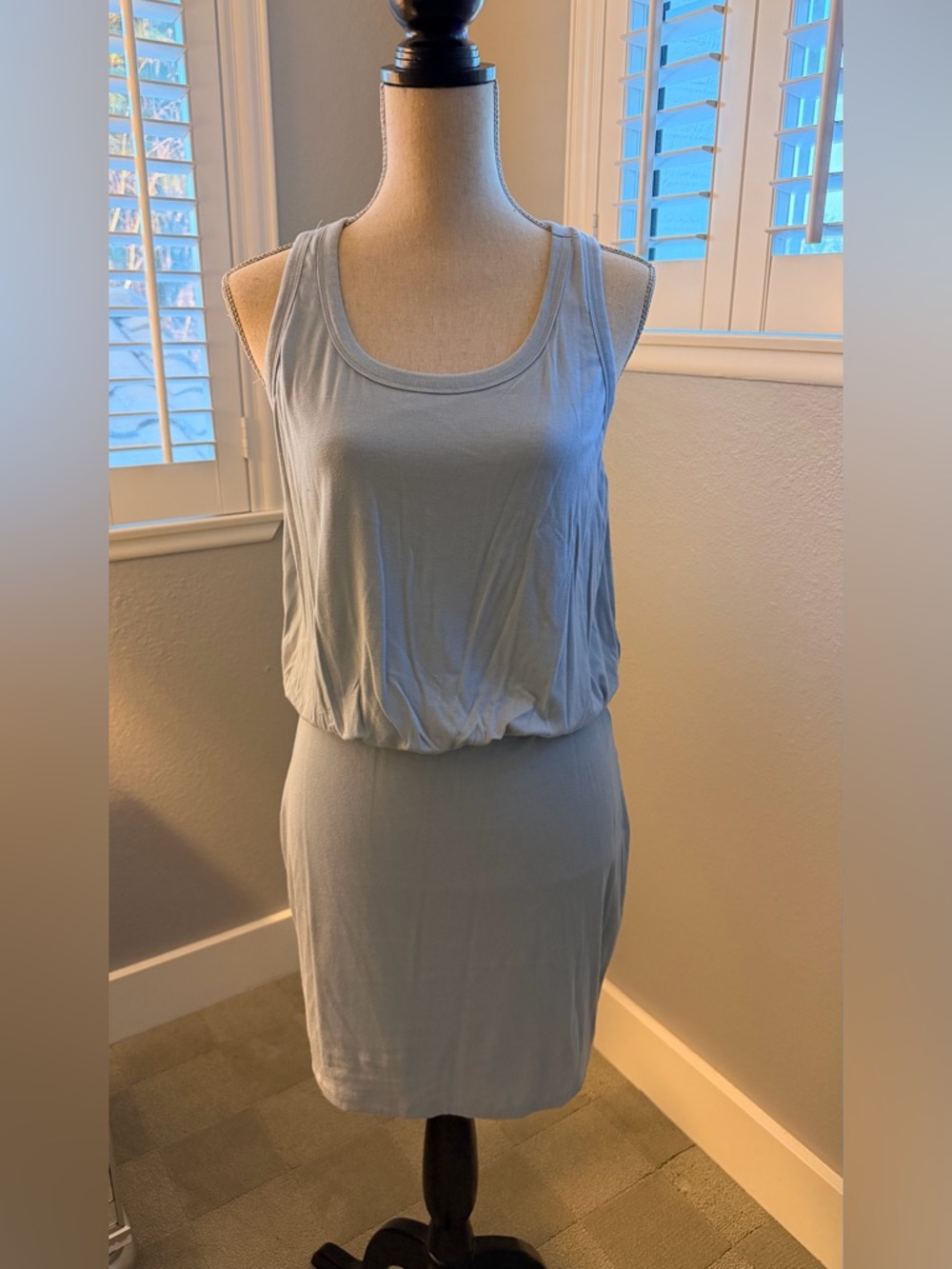 mittoshop Light Blue Sleeveless Knit Top